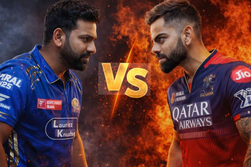Royal Challengers Bengaluru Vs Mumbai Indians Timeline