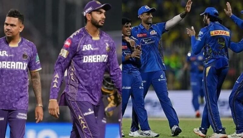 Kolkata Knight Riders Vs Mumbai Indians Timeline