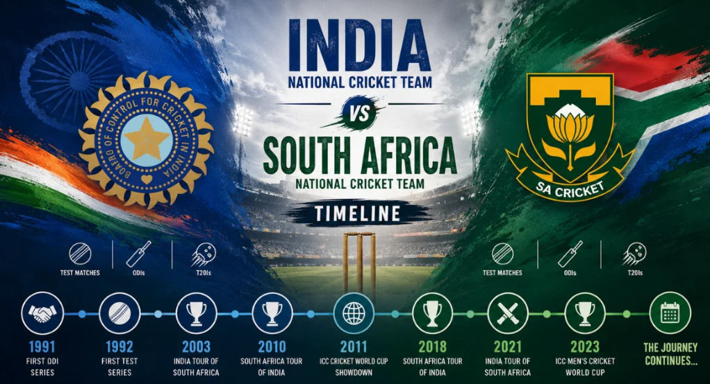 India National Cricket Team Vs South Africa National Cricket Team Matches: Complete Head-to-Head Record